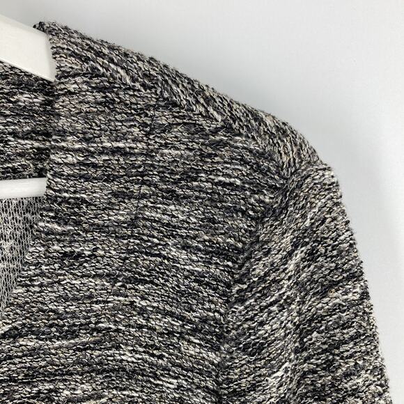 Drew Women's Black Tweed Snap Front Blazer Size M New - Picture 7 of 13